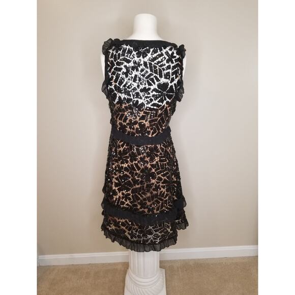 Michael Kors Ruffle-Trimmed Dress Sz Smzll - Picture 5 of 11